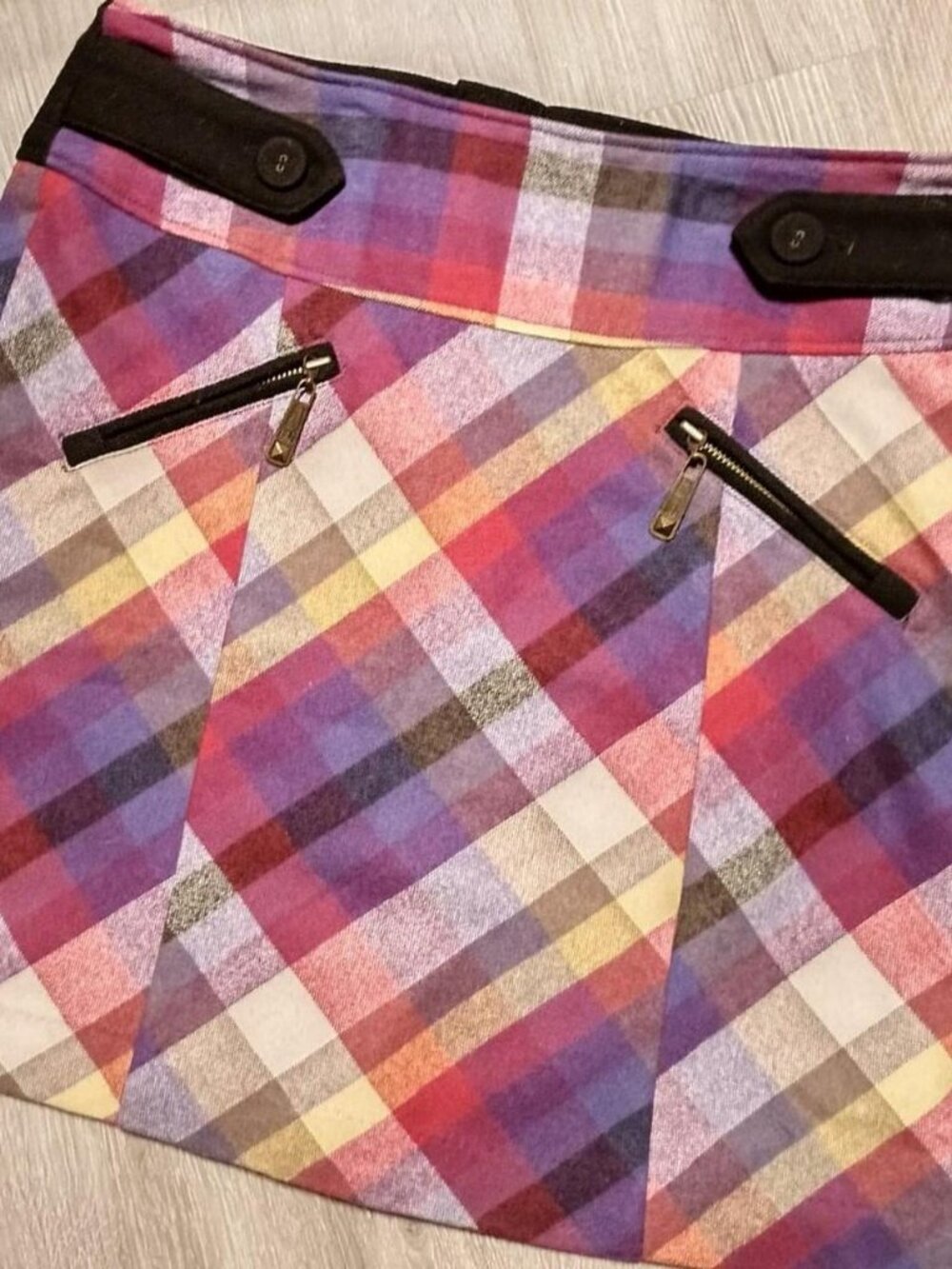 Vintage D.E.P.T. Plaid Mini Skirt